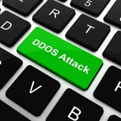 DDOS Attack keyboard button